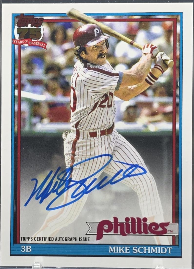 Mike Schmidt #91A-MS 2026 Topps Baseball 1991 Topps Autographs
