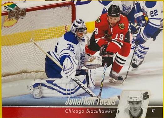 Jonathan Toews #154 Hockey Cards 2010 Upper Deck