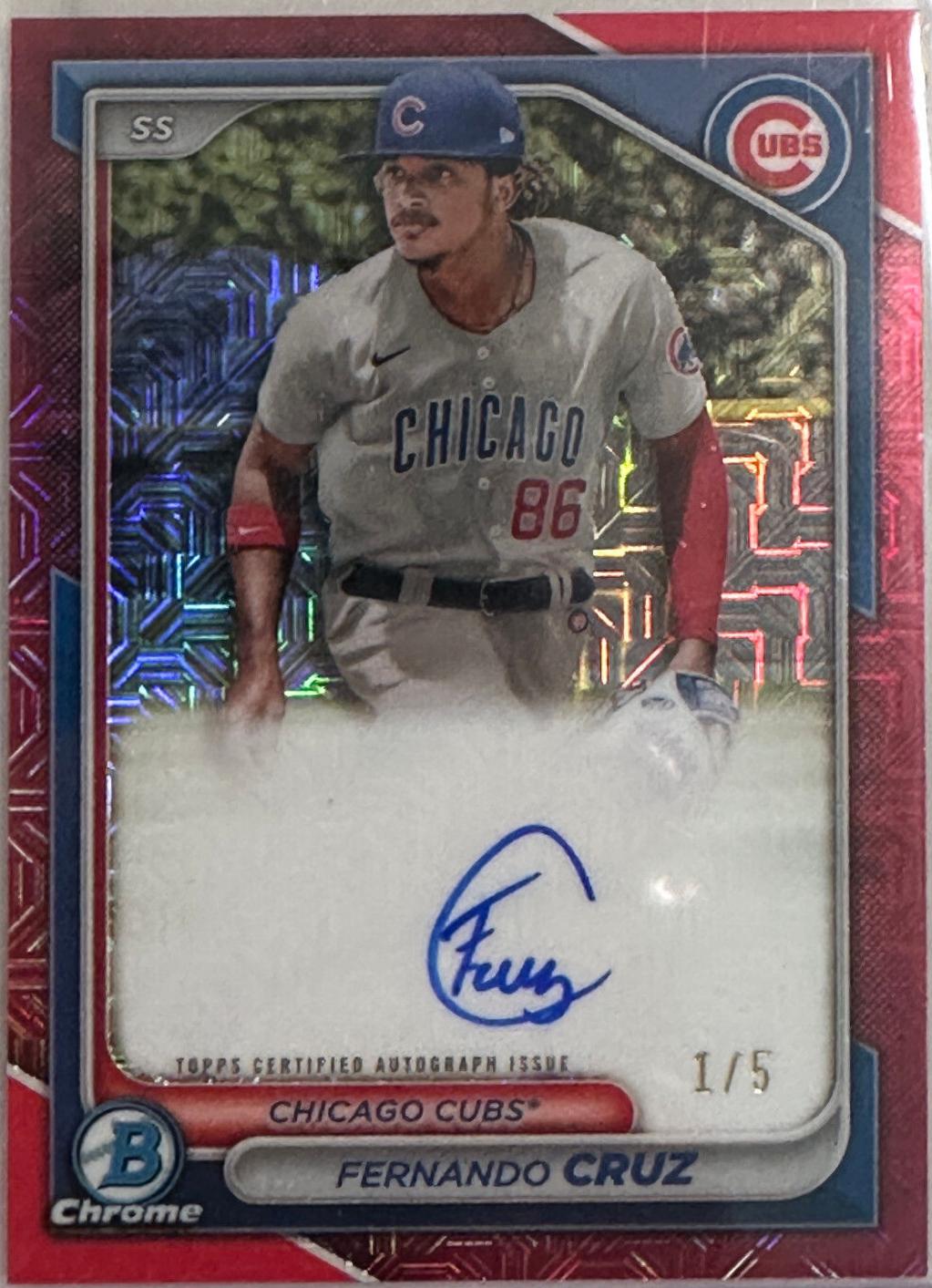 Fernando Cruz [Red Mojo Refractor] #BMA-FC