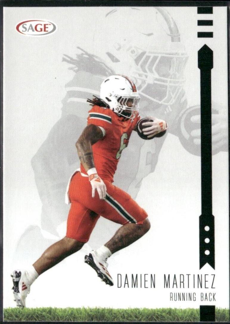 Damien Martinez #12 Football Cards 2025 Sage Hit