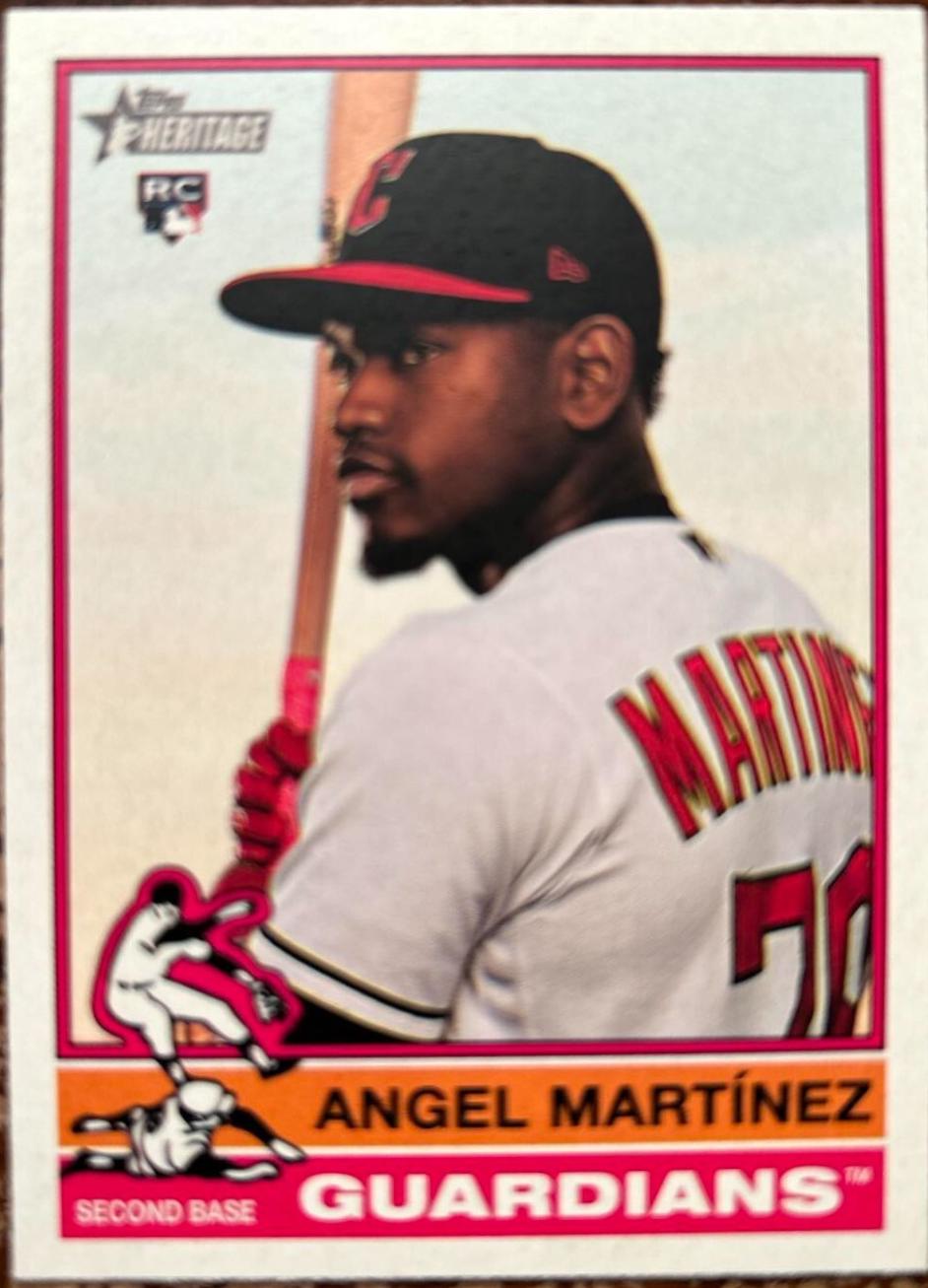 Angel Martinez #338 Baseball Cards 2025 Topps Heritage