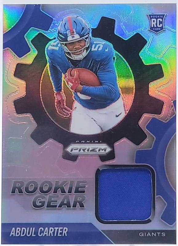Abdul Carter #RGR-ACR Prices | 2025 Panini Prizm Rookie Gear | Football ...