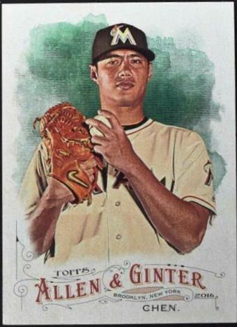 Wei-Yin Chen #303 2016 Topps Allen & Ginter Baseball