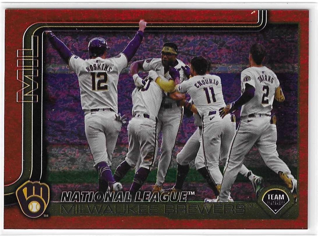 Milwaukee Brewers [Orange Holo Foil] #396