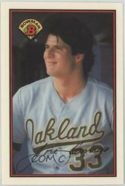 Jose Canseco #201 Baseball Cards 1989 Bowman Tiffany