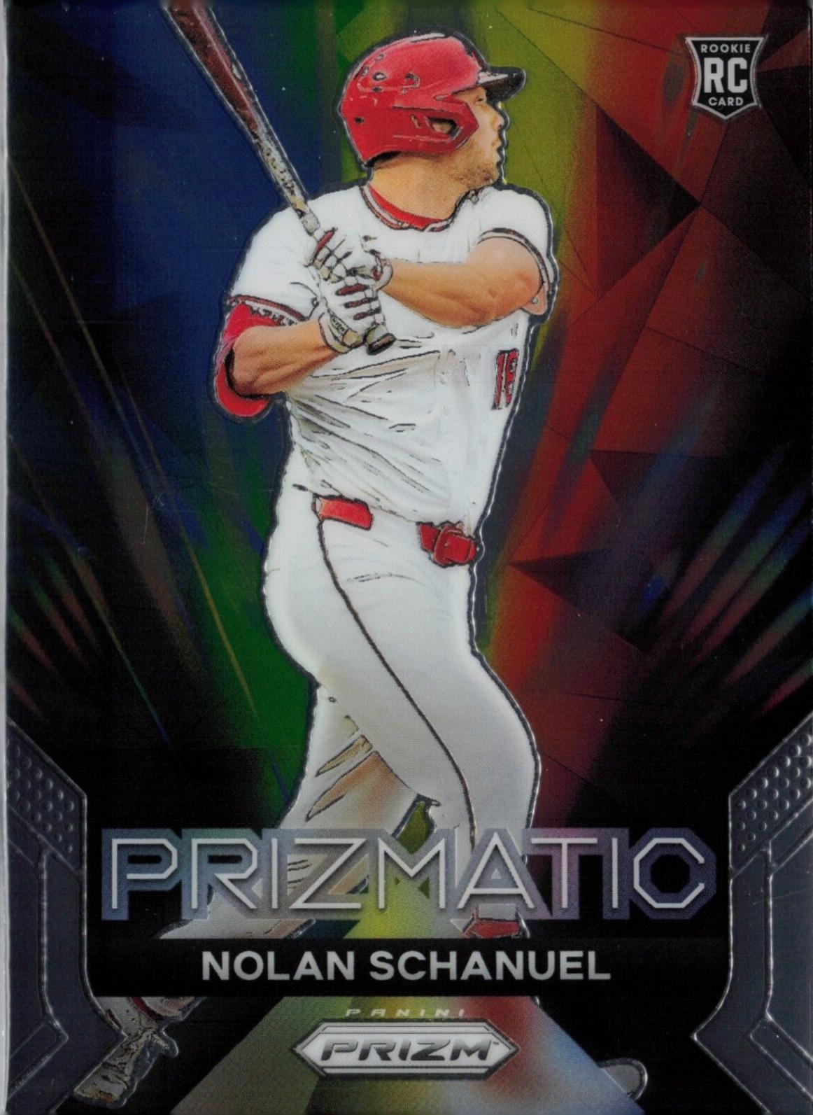 Nolan Schanuel #8 Baseball Cards 2024 Panini Prizm Prizmatic