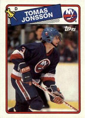 Tomas Jonsson #108 Hockey Cards 1988 Topps