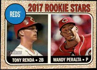 Reds 2017 Rookie Stars: Tony Renda / Wandy Peralta