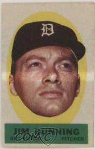 Jim Bunning Baseball Cards 1963 Topps Peel Offs