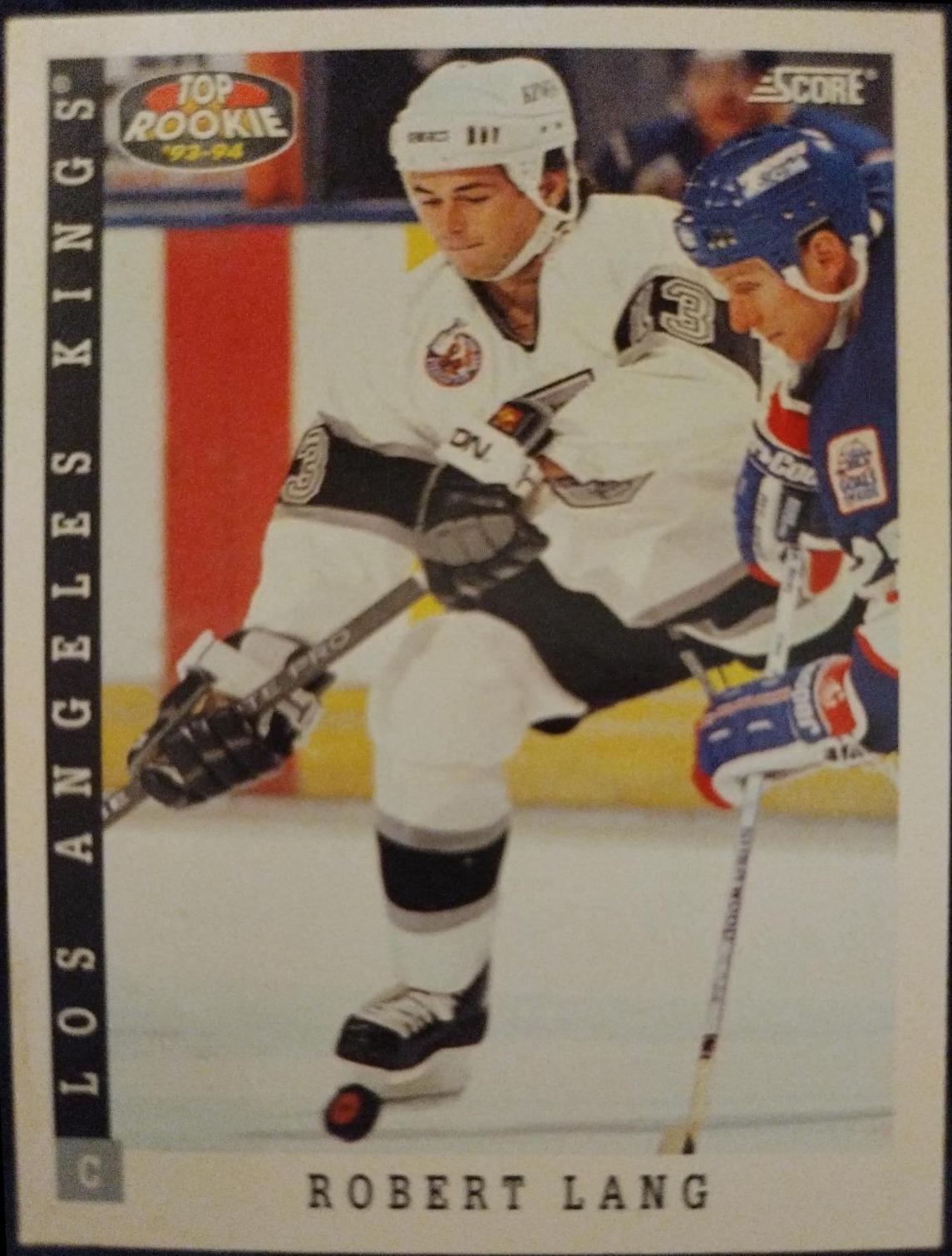 robert lang #456 Hockey Cards 1993 Score
