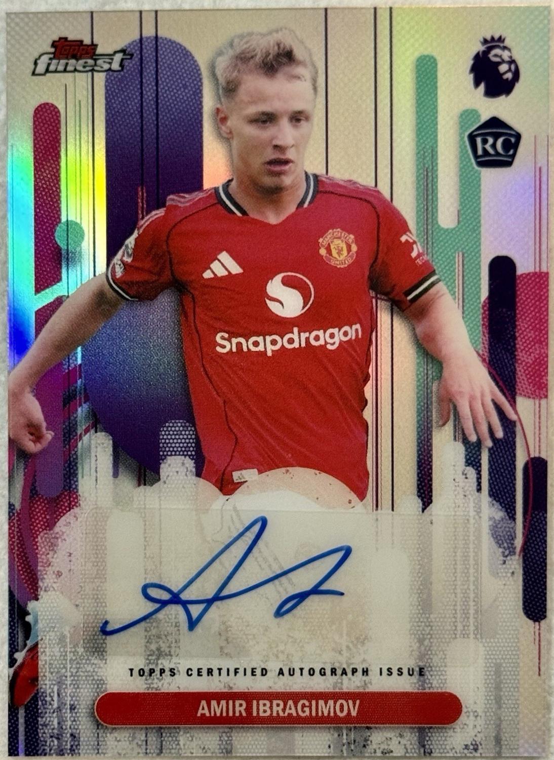 Amir Ibragimov #FA-IB 2026 Topps Finest Premier League Autograph