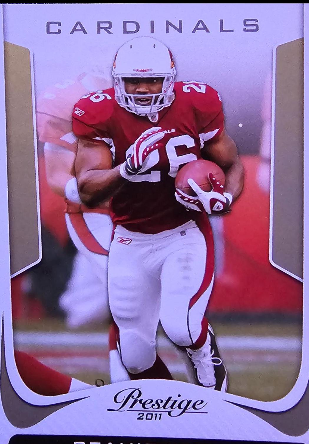 Beanie Wells #1 Football Cards 2011 Panini Prestige