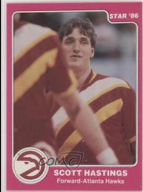 Scott Hastings #43 Basketball Cards 1985 Star