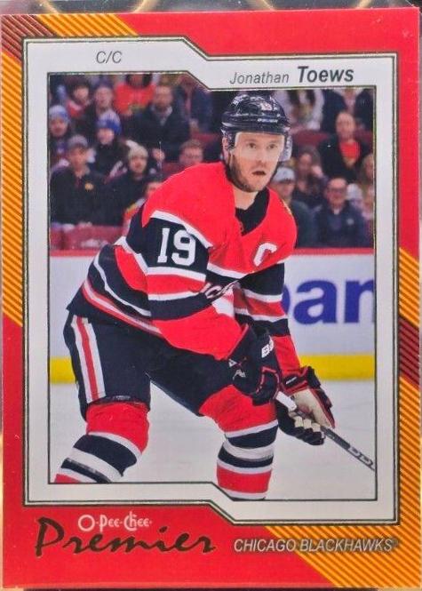 Jonathan Toews #P-36 2023-24 O-Pee-Chee Hockey O-Pee-Chee Premier