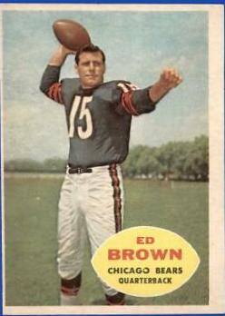 Ed Brown #12 Football Cards 1960 Topps
