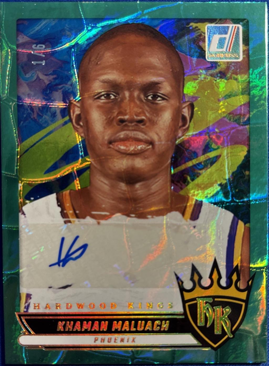 Khaman Maluach #6 2025 Panini Donruss Hardwood Kings Basketball