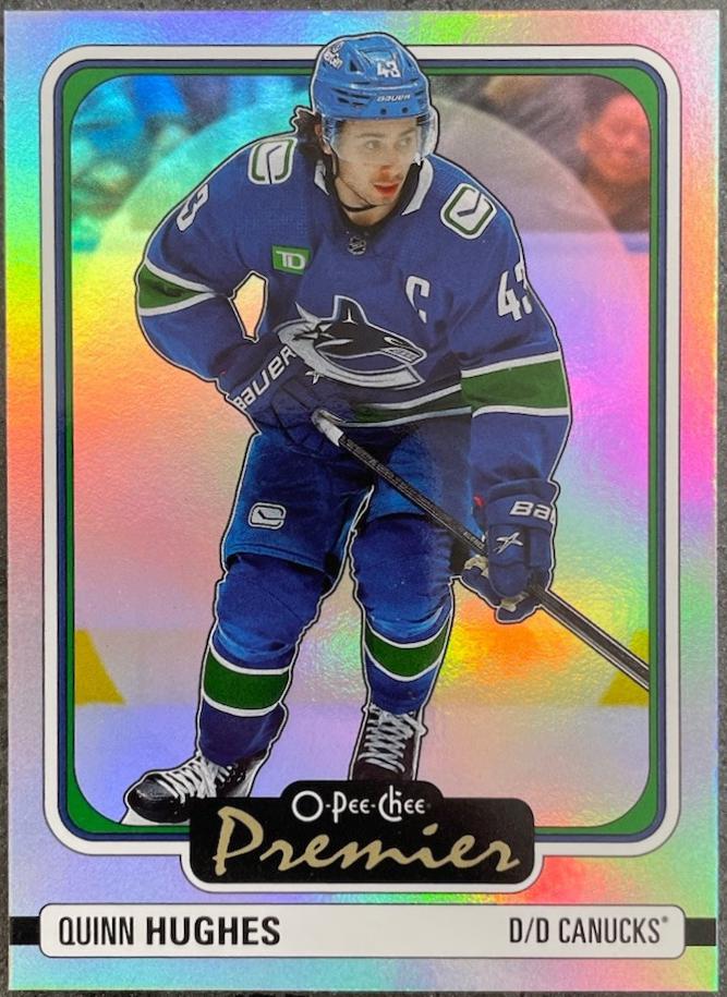Quinn Hughes #P-25 Hockey Cards 2024 O-Pee-Chee Premier