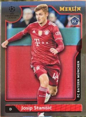 Josip Stanisic #20 2021 Topps Merlin Chrome UEFA