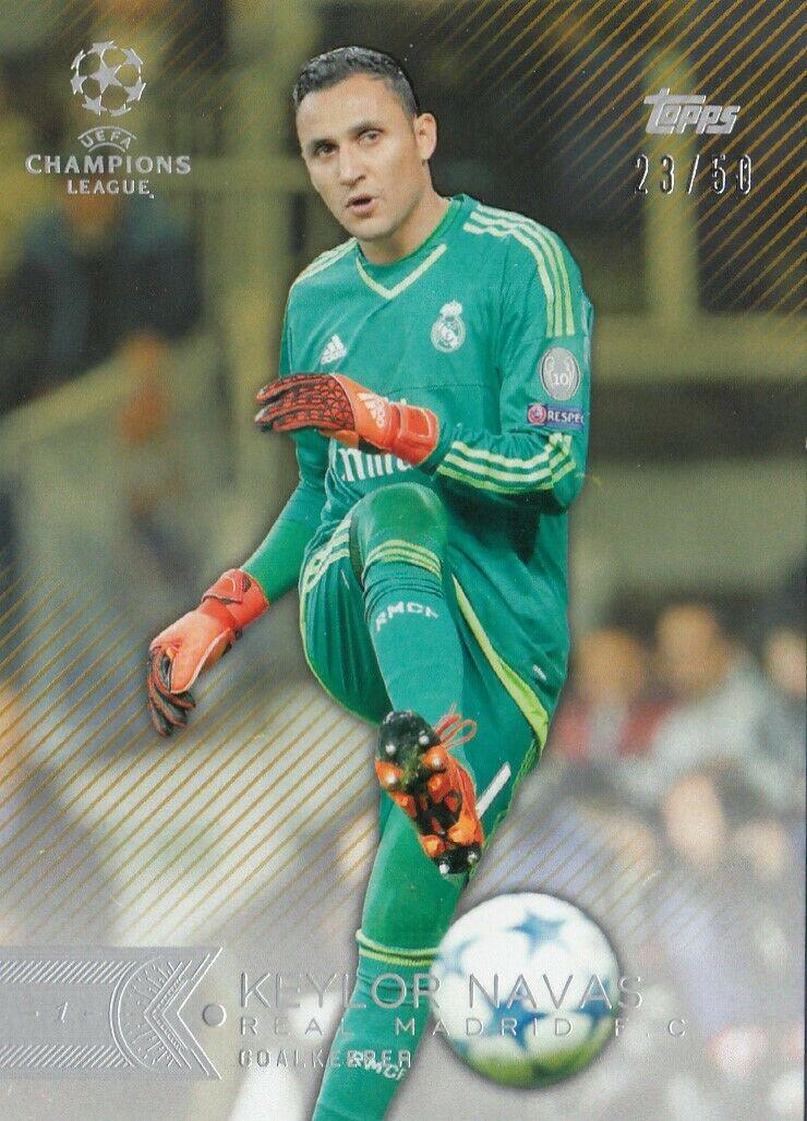Keylor Navas #10 2015 Topps UEFA Champions League Showcase