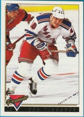 Esa Tikkanen #282 Hockey Cards 1993 Topps Premier