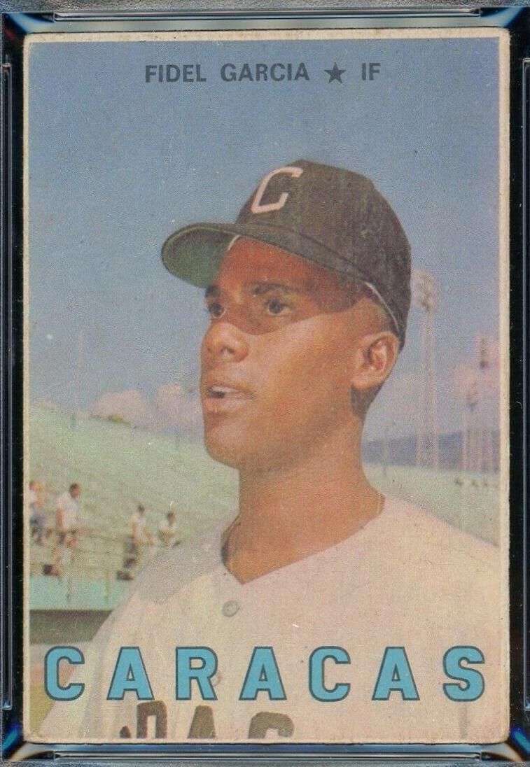 Fidel Garcia #21 Baseball Cards 1967 Venezuela Topps