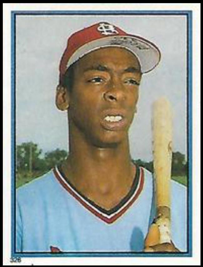 Willie McGee #326 Baseball Cards 1983 Topps Stickers