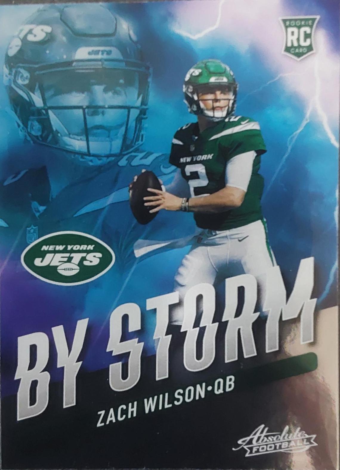 Zach Wilson #BST-Z 2021 Panini Absolute By Storm Football