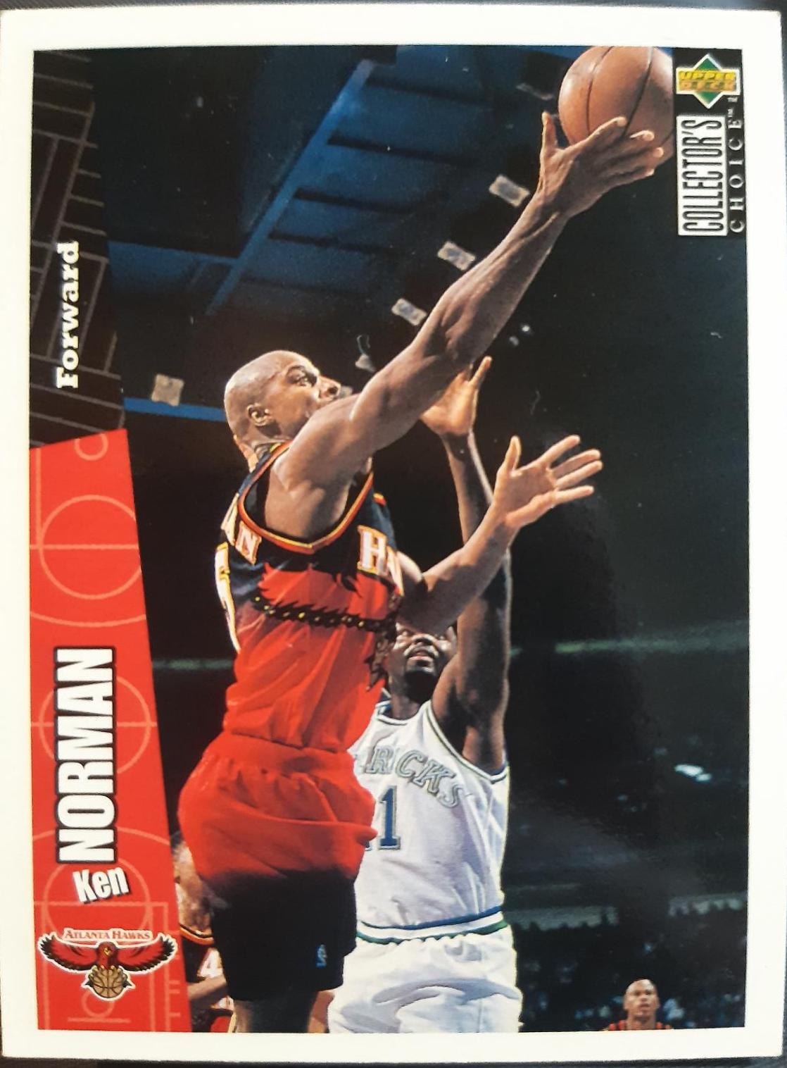 Ken Norman #5 Basketball Cards 1996 Upper Deck