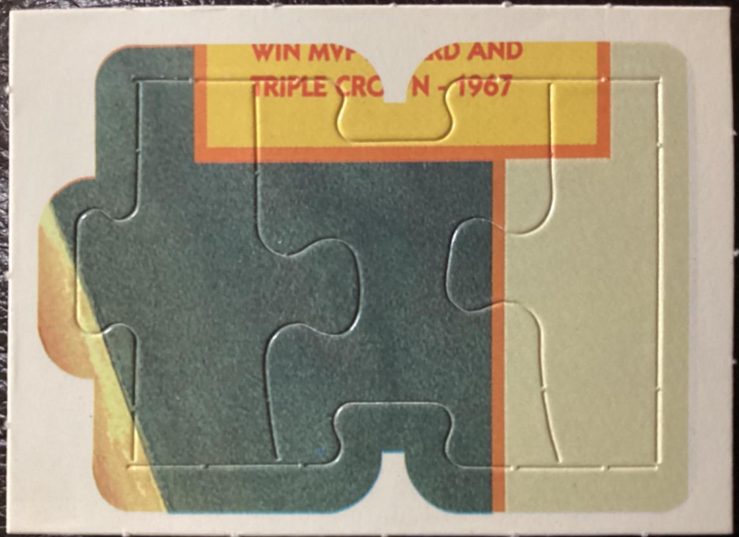 Carl Yastrzemski Puzzle Pieces #25, 26, 27 Baseball Cards 1990 Donruss