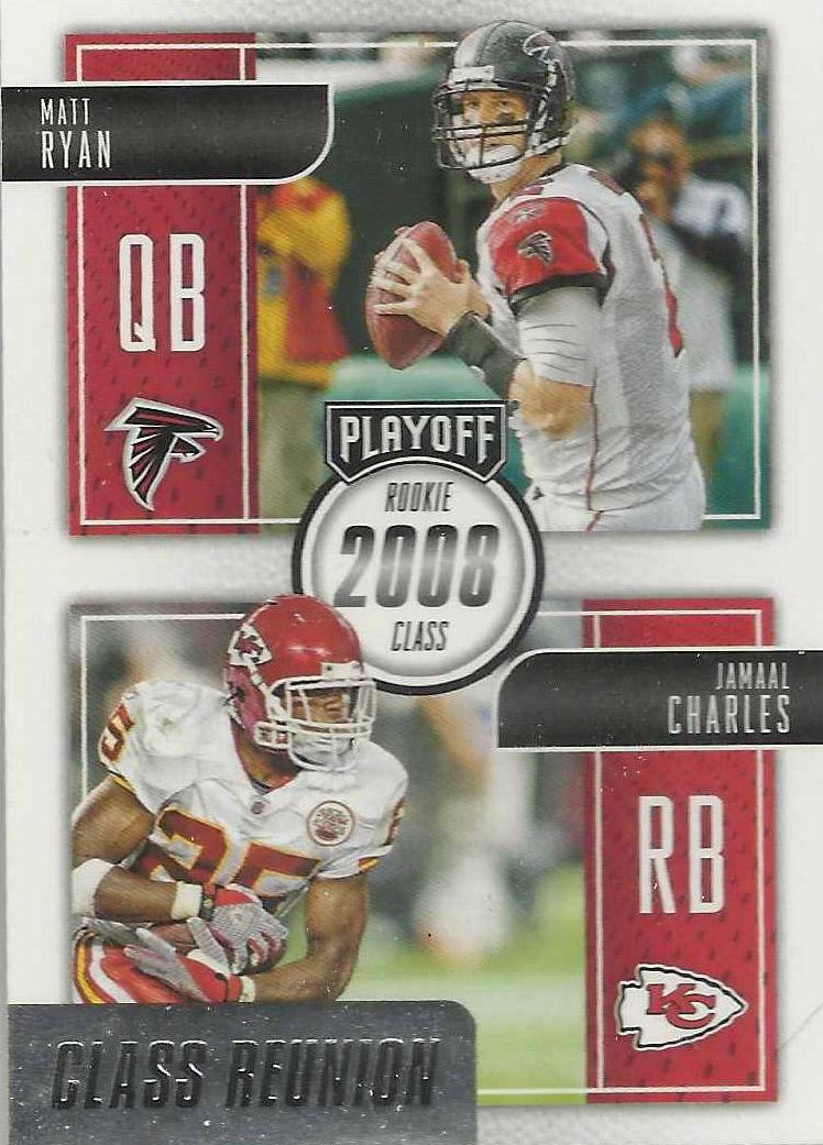 Matt Ryan, Jamaal Charles #CR-RC Football Cards 2016 Panini Playoff Class Reunion