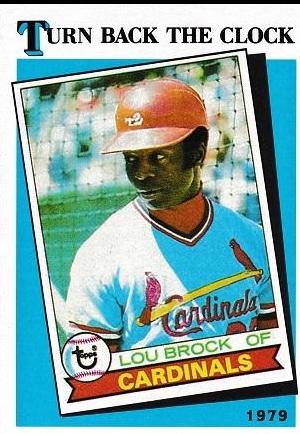 Lou Brock: Turn Back the Clock #662 Baseball Cards 1989 Topps