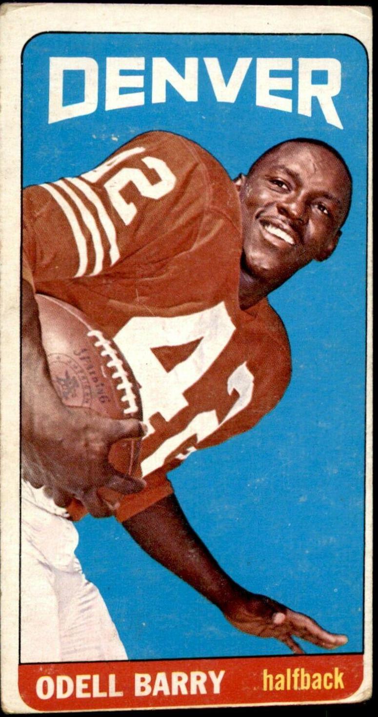 Odell Barry #45 Football Cards 1965 Topps