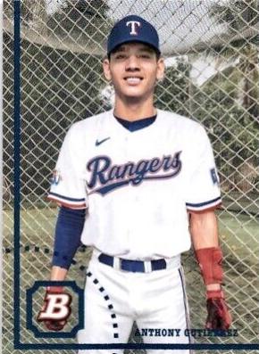 Anthony Gutierrez #BHP-122 2022 Bowman Heritage Baseball Prospects