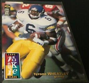 Tyrone Wheatley #14 Football Cards 1995 Collector's Choice