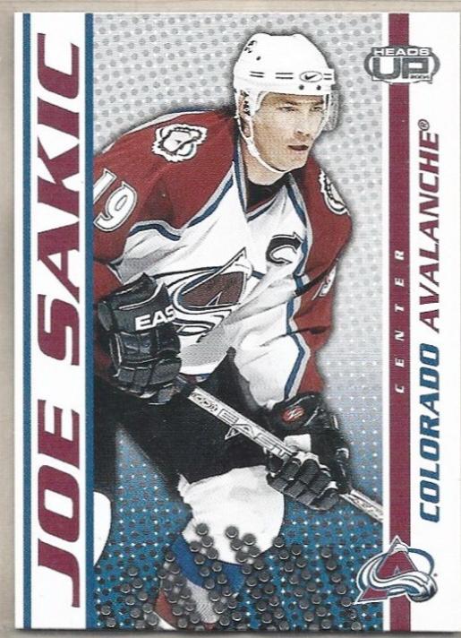 Joe Sakic #26 Hockey Cards 2003 Pacific Heads Up