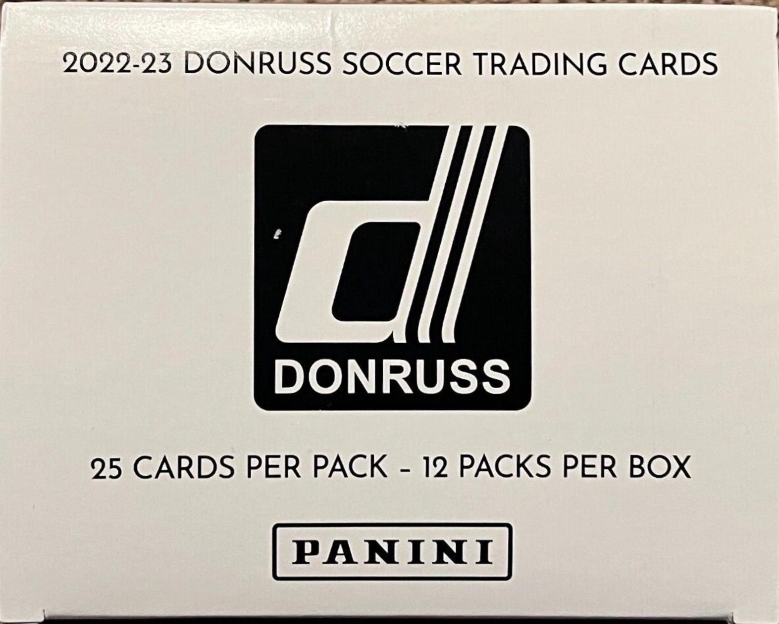 Cello Box Soccer Cards 2022 Panini Donruss