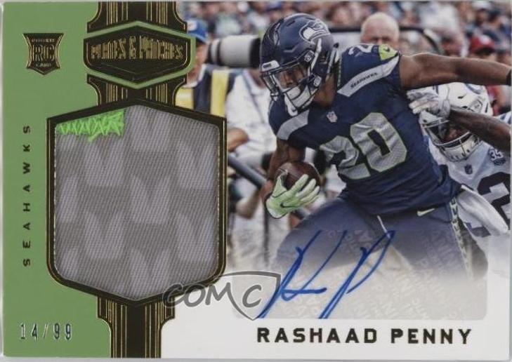 Rashaad Penny [Rookie Patch Autograph] #227