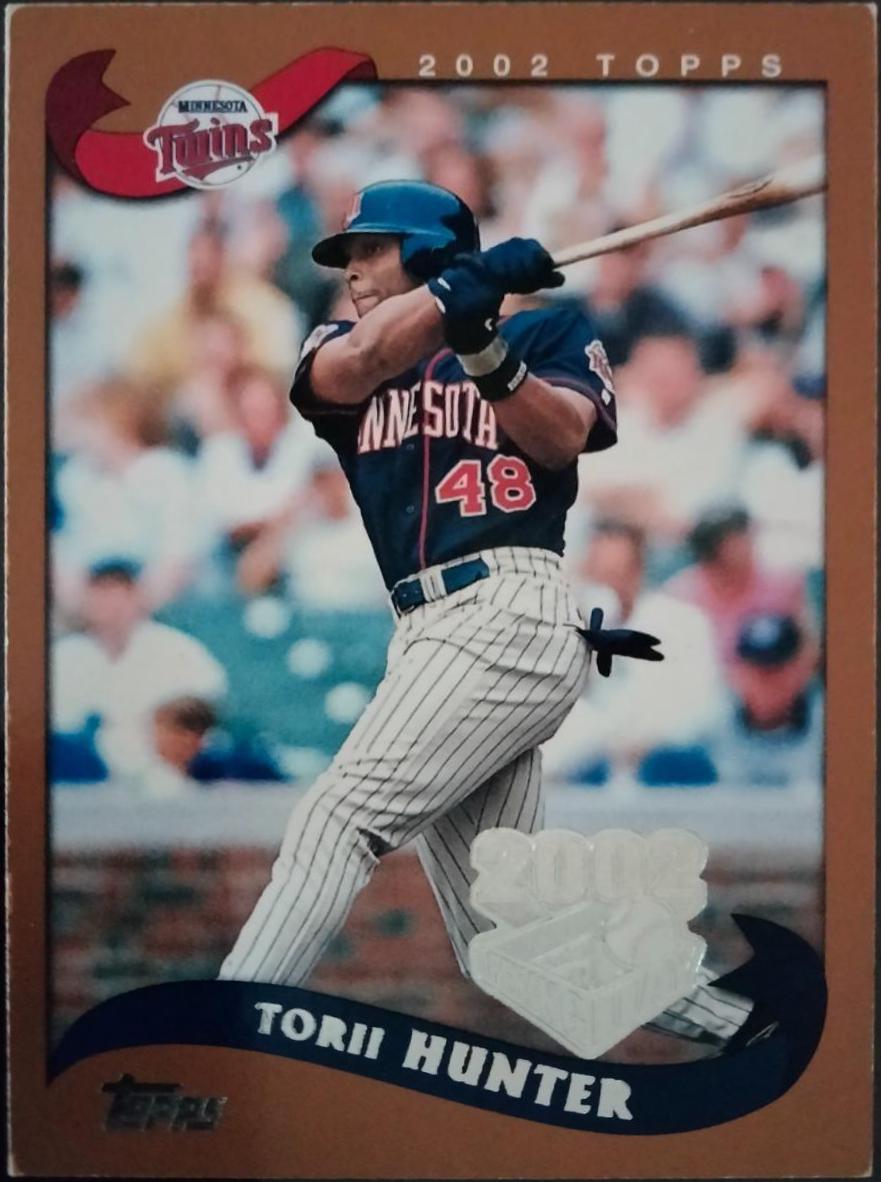 Torii Hunter #43 Baseball Cards 2002 Topps Opening Day
