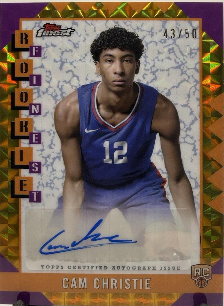 Cam Christie [Gold Geometric Refractor] #RFA-CC
