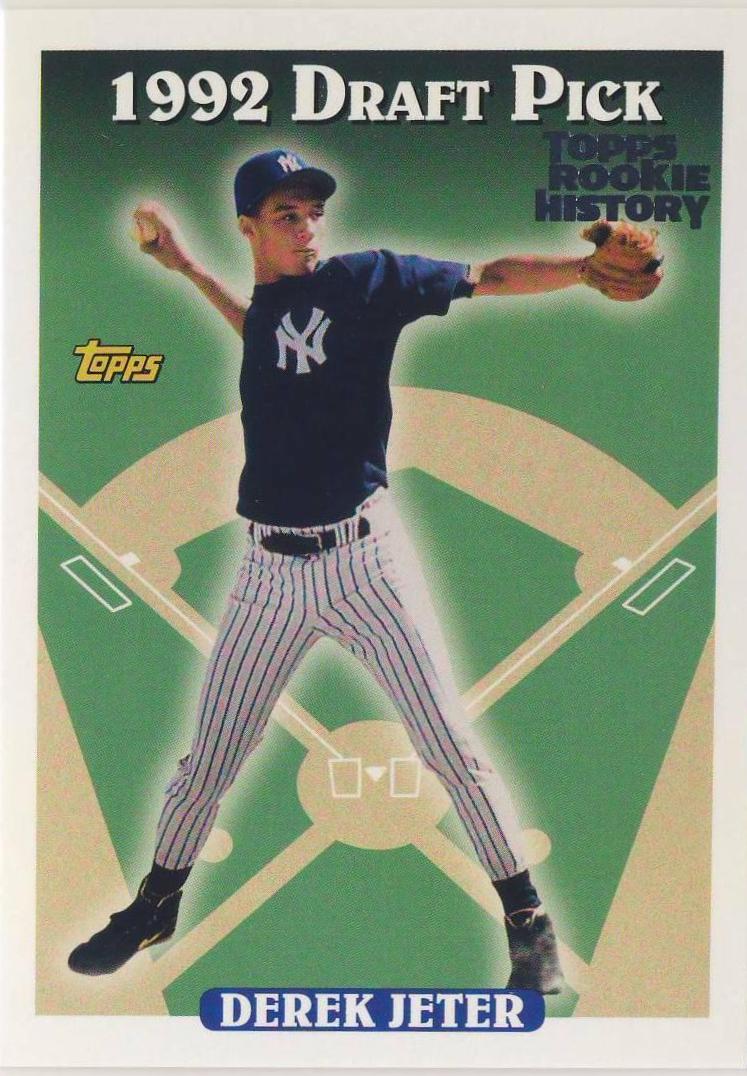 Derek Jeter #98 Baseball Cards 2018 Topps Archives Rookie History