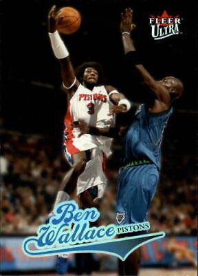 Ben Wallace #1 Basketball Cards 2004 Ultra