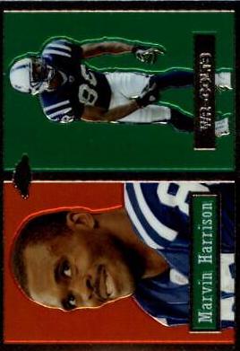 Marvin Harrison #TB2 Football Cards 2005 Topps Chrome Throwbacks