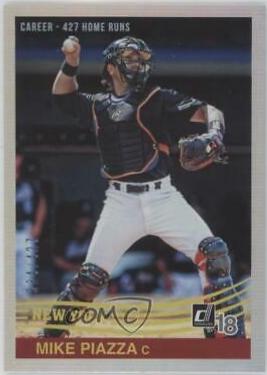 Mike Piazza #252 2018 Panini Donruss Baseball