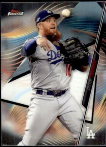 Justin Turner #81 2020 Topps Finest Baseball