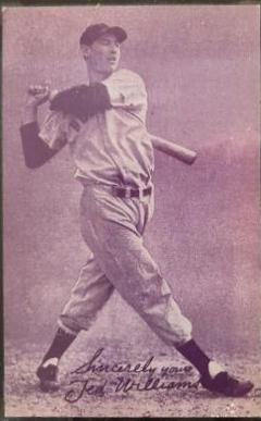 Ted Williams #30 1953 Canadian Exhibits Baseball