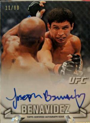 Joseph Benavidez #KA-JB Ufc Cards 2013 Topps UFC Knockout Autographs
