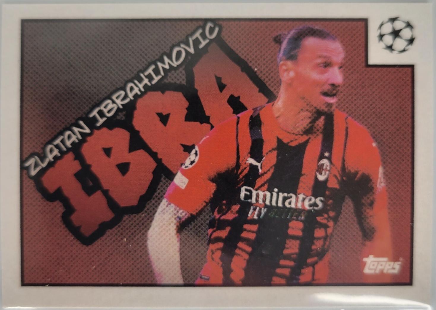 Zlatan Ibrahimovic #118 2021 Topps Merlin Heritage 97 UEFA Champions League