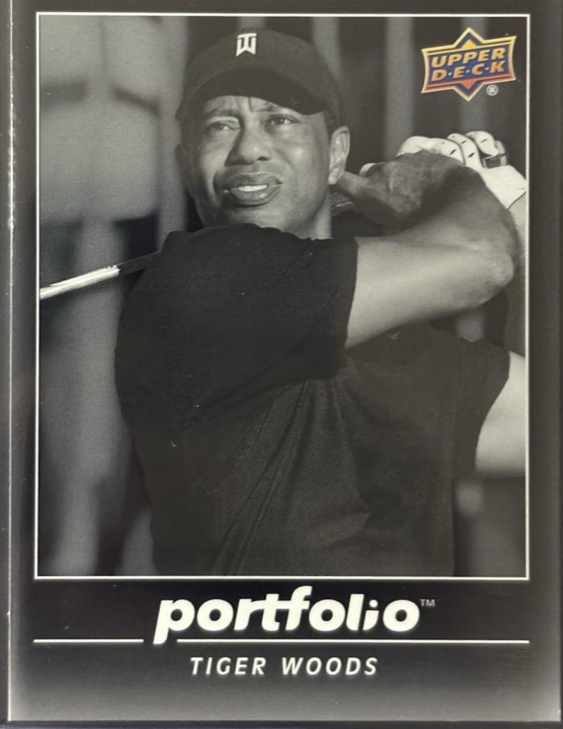 Tiger Woods #194 2024 Upper Deck Portfolio Golf
