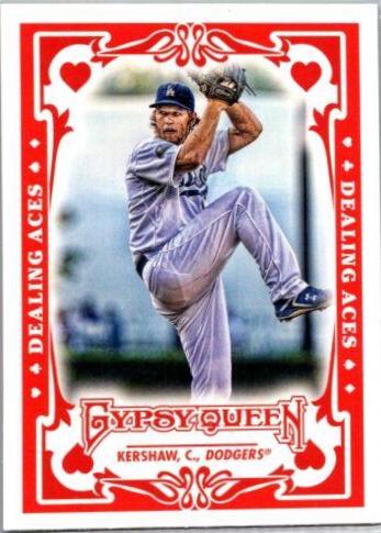 Clayton Kershaw #DA-CK Baseball Cards 2013 Topps Gypsy Queen Dealing Aces