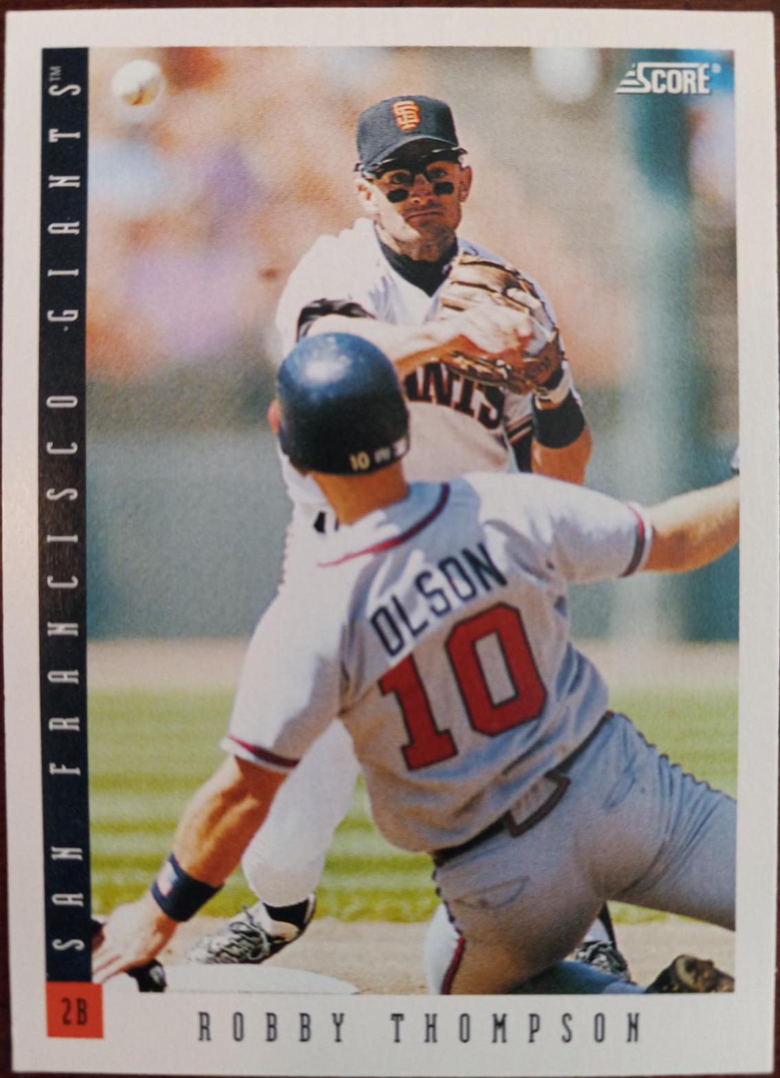 Robby Thompson #593 Baseball Cards 1993 Score